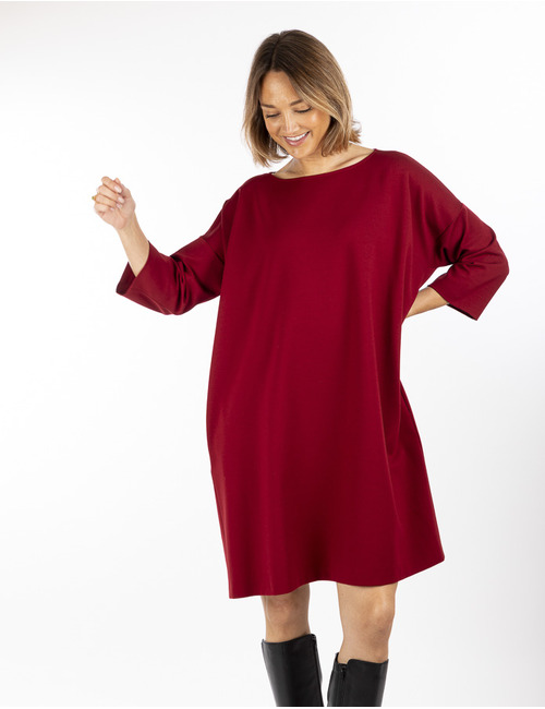 Liviana Conti kort kleed rood
