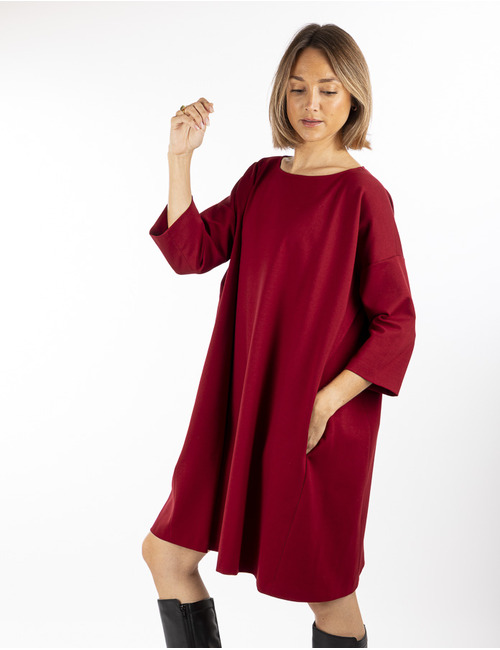 Liviana Conti kort kleed rood