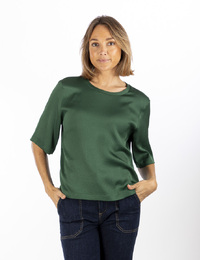 Drykorn lange mouw pull groen