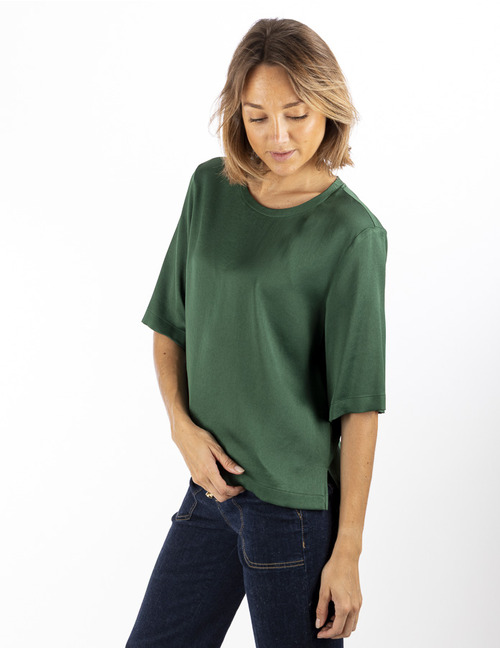 Drykorn lange mouw pull groen