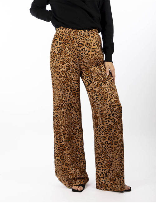 Twinset geklede broek leopard