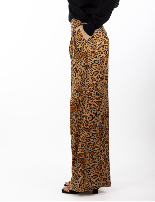 Twinset geklede broek leopard