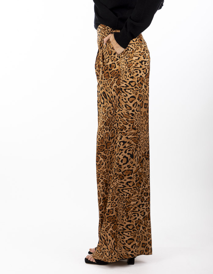 Twinset geklede broek leopard