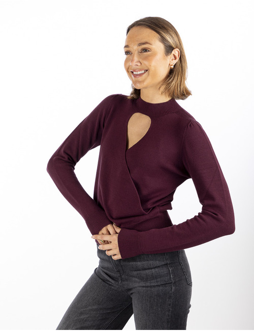Twinset lange mouw pull zwart