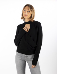 Twinset lange mouw pull zwart