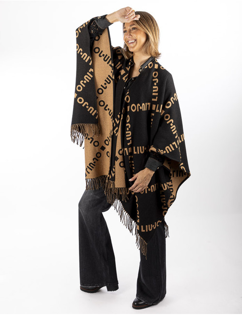 Liu Jo poncho zwart