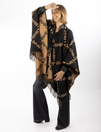 Liu Jo poncho zwart