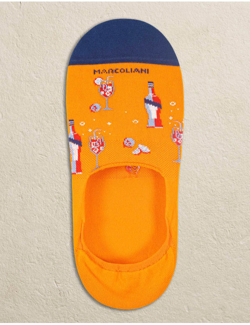 Invisible Touch sokken van Pima katoen – Spritz Orange