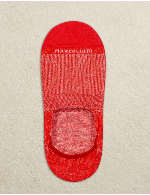 Invisible Touch sokken in piquéstructuur – Coral