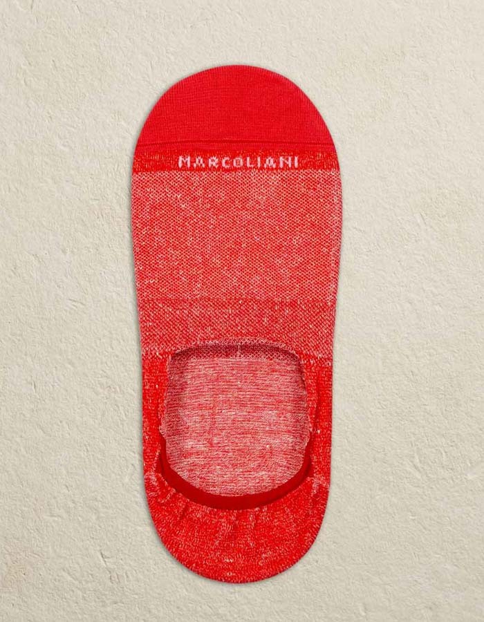 Invisible Touch sokken in piquéstructuur – Coral