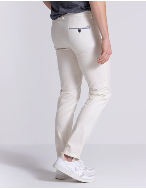 Slim Fit Broek – Sidney – Ivory