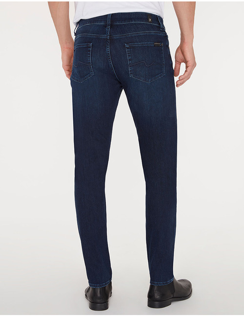 Slimmy Tapered Jeans – Donkerblauw – Luxe Performance