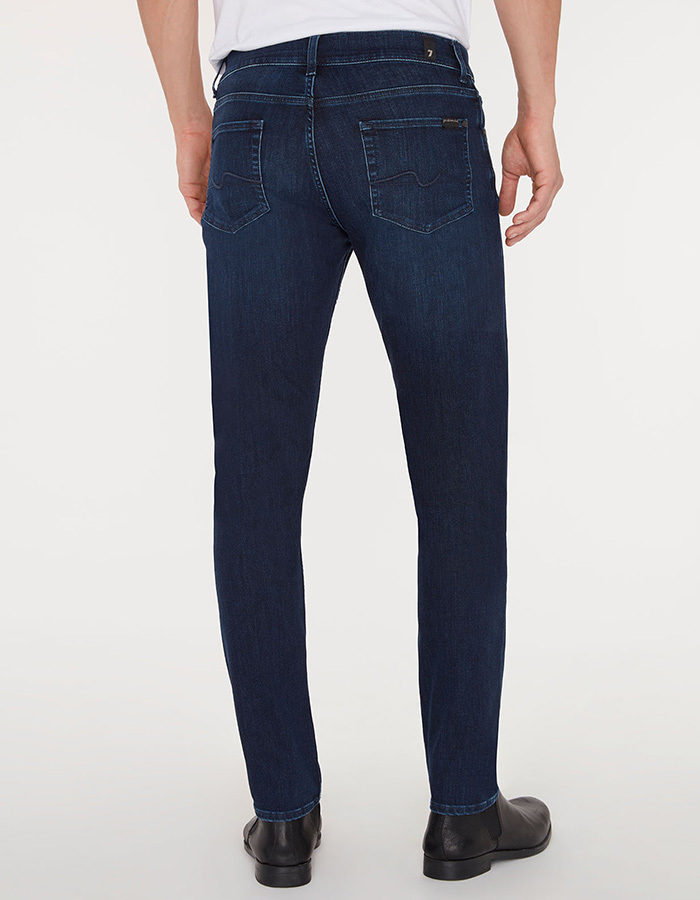 Slimmy Tapered Jeans – Donkerblauw – Luxe Performance