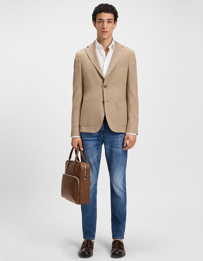 Slim Fit Jeans – Delaware – Blauw Stretchdenim