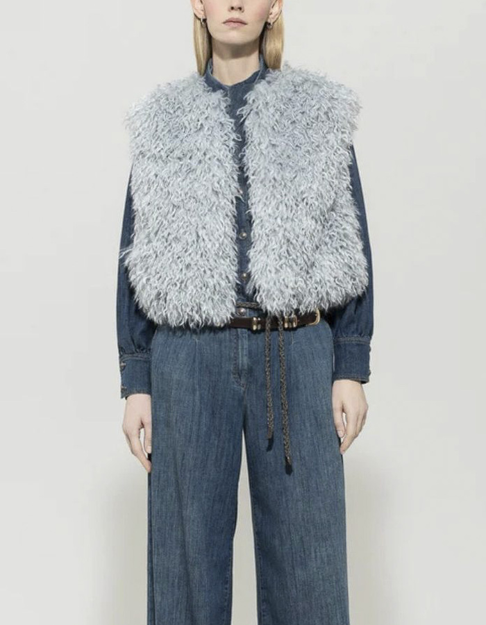 Luisa Cerano jas blauw