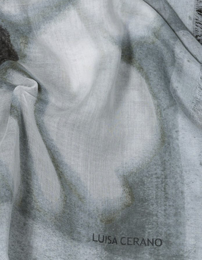 Luisa Cerano sjaal blauw