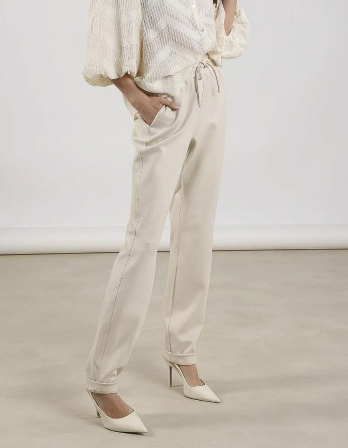 Nukus geklede broek wit