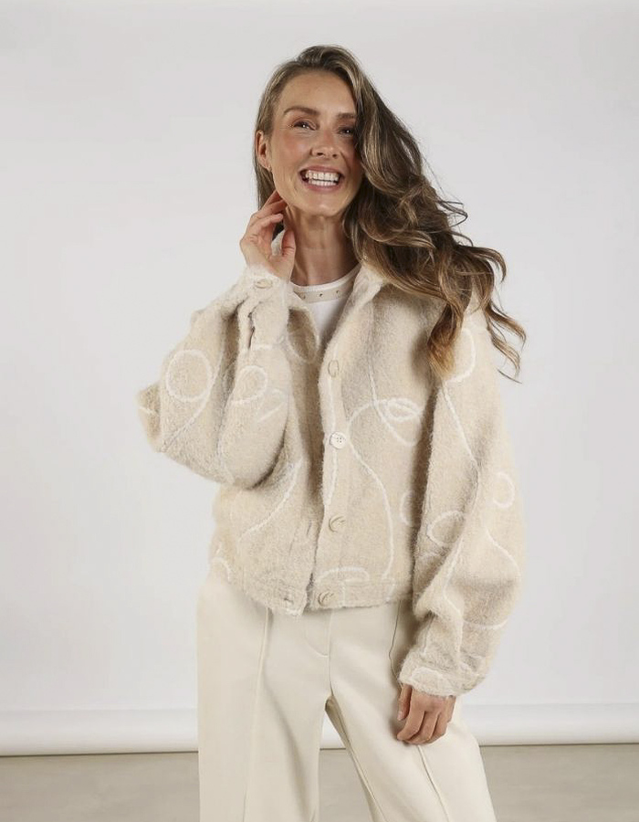 Nukus jas beige