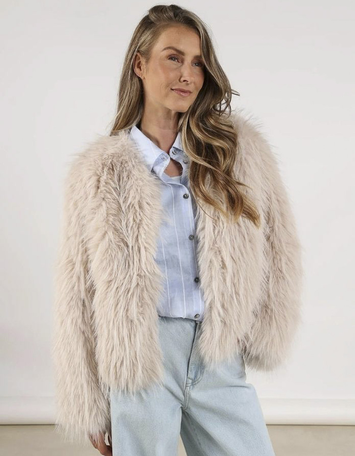Nukus jas beige