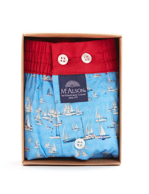Boxershort Zeilen Blauw – McAlson