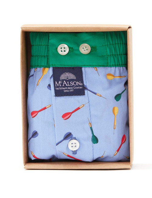 Boxershort Darts Lichtblauw – McAlson