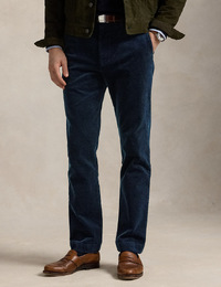 Andover Slim Fit Stretch Corduroy Broek – Aviator Navy