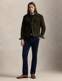 Andover Slim Fit Stretch Corduroy Broek – Aviator Navy