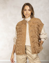 Due Amanti bodywarmer camel