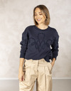 Due Amanti pull navy