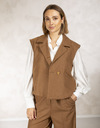 Due Amanti blazer camel