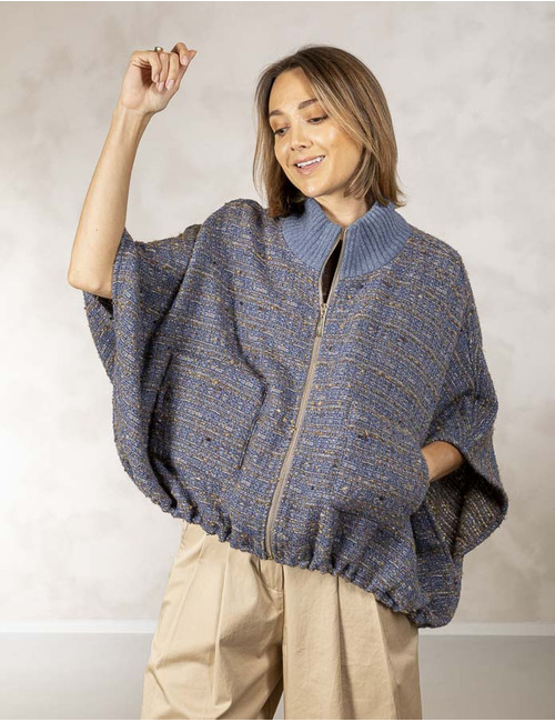 Due Amanti poncho goud