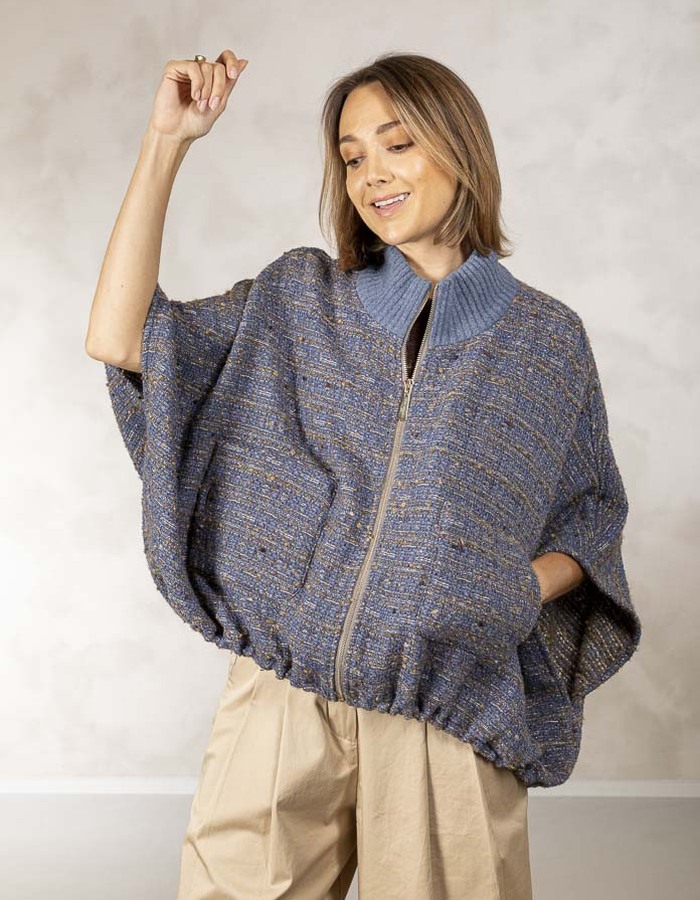 Due Amanti poncho goud