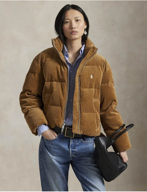 Ralph Lauren Dames regenjassen camel