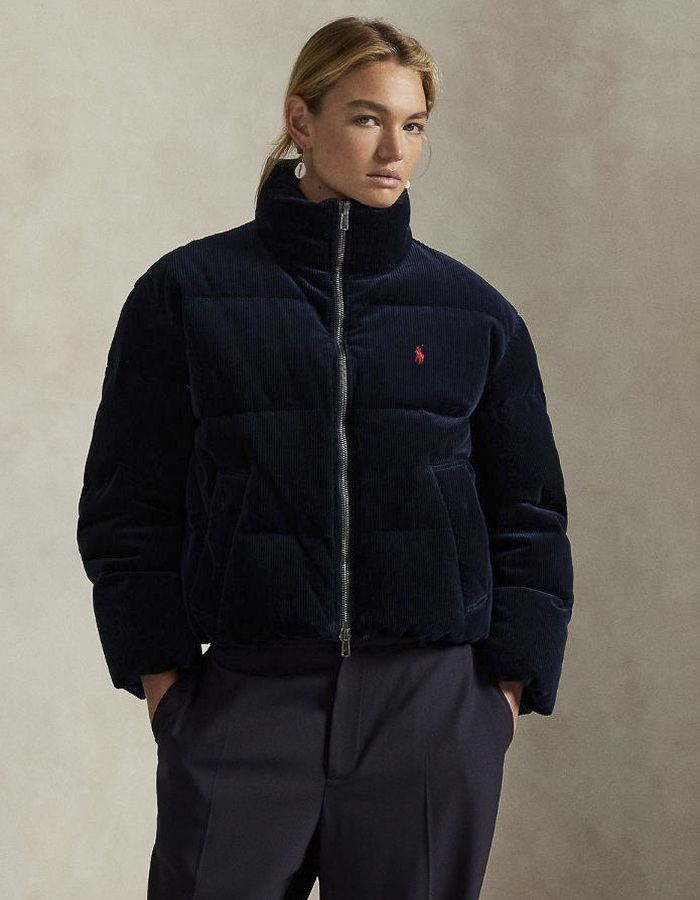 Ralph Lauren Dames regenjassen navy
