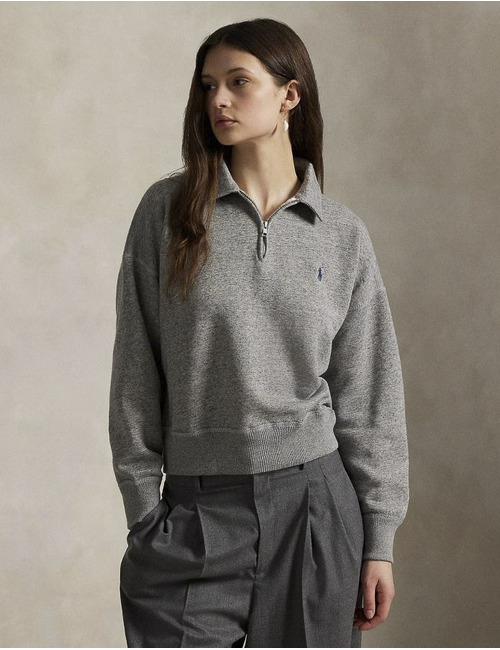 Ralph Lauren Dames lange mouw sweater grijs