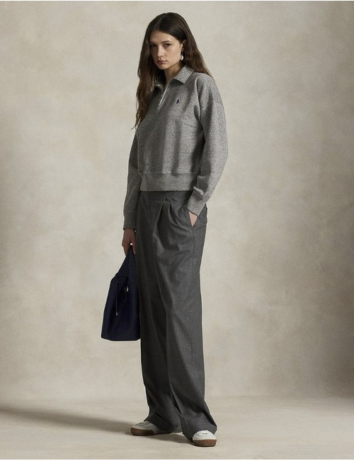 Ralph Lauren Dames lange mouw sweater grijs