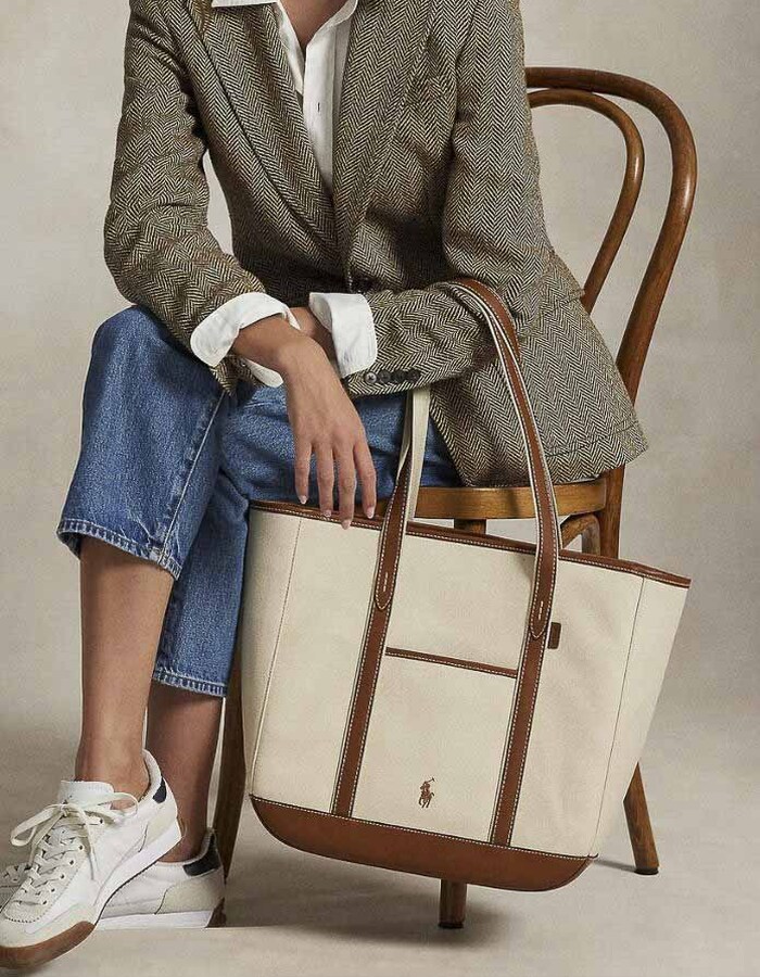 Ralph Lauren Dames handtas ecru