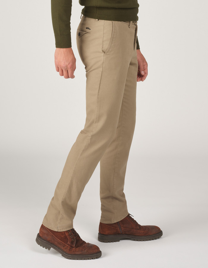 Magnus-P 27 regular-fit chino – kleur Wood