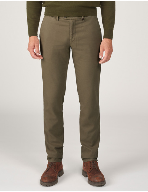 Magnus-P 27 regular-fit chino – kleur Forest