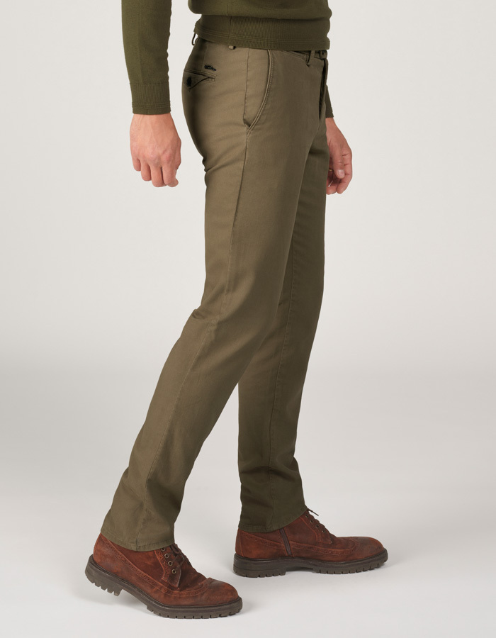 Magnus-P 27 regular-fit chino – kleur Forest
