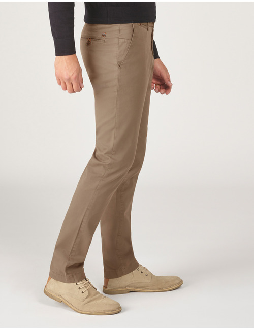 Sidney-P 21 slim-fit chino – kleur Beige