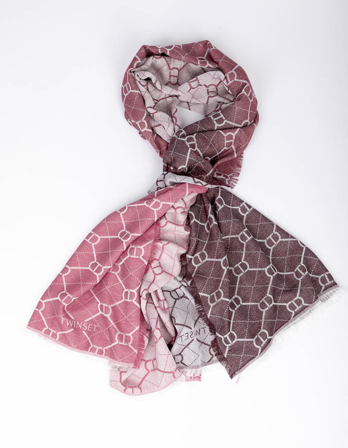 Twinset sjaals bordeaux
