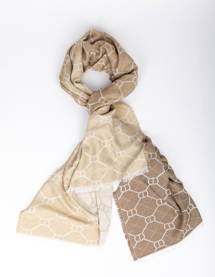 Twinset sjaals beige