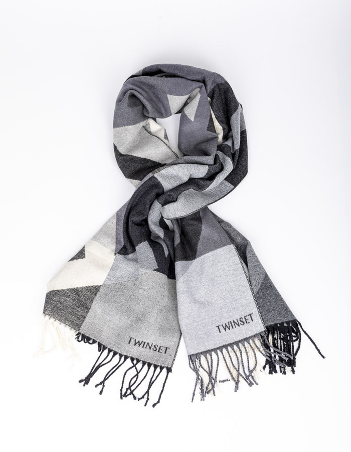 Twinset sjaals grijs