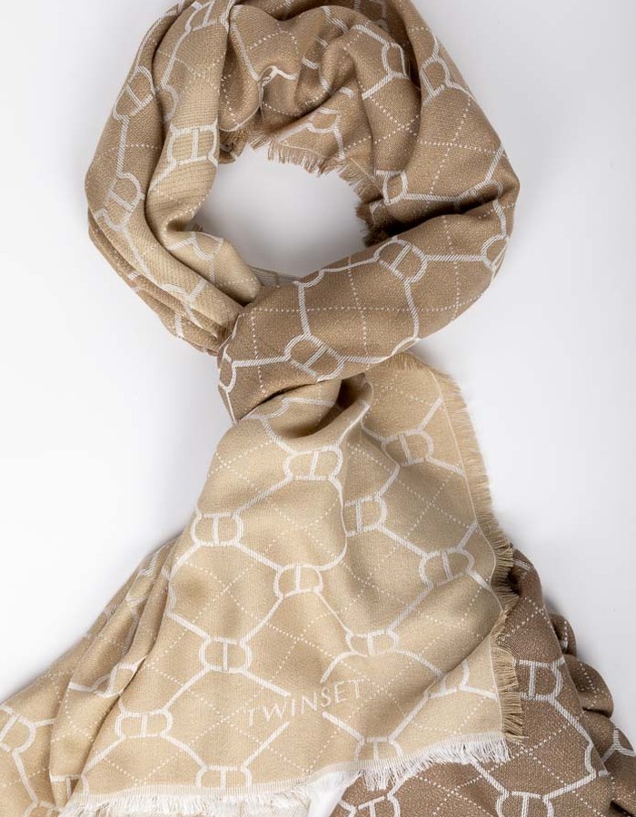 Twinset sjaals beige