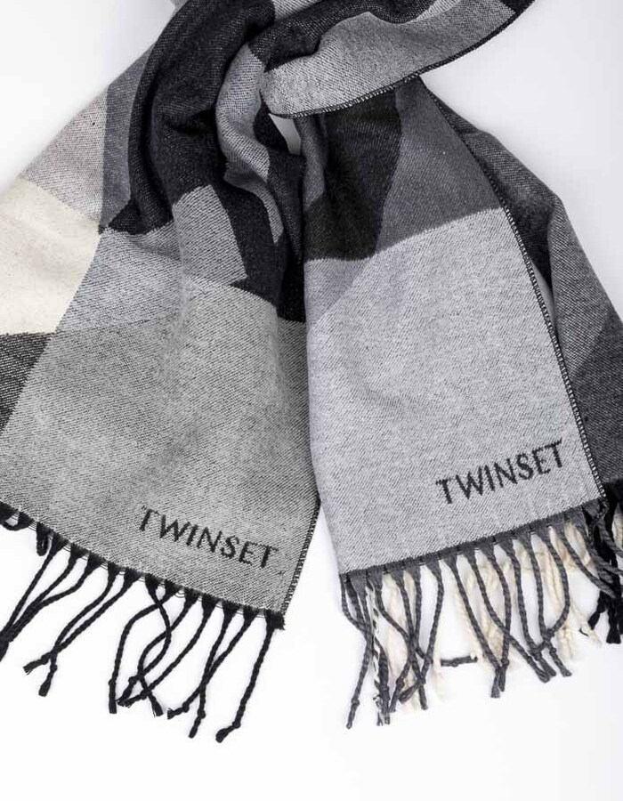 Twinset sjaals grijs
