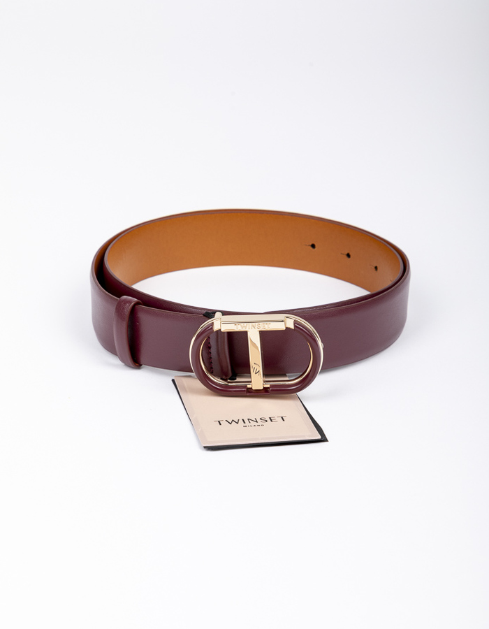 Twinset riem bordeaux