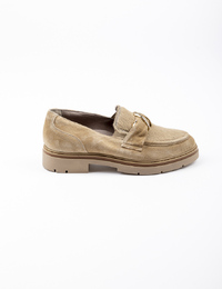 Dlsport mocassin met hak beige