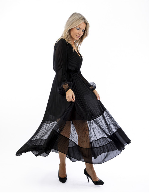 Twinset lang kleed zwart