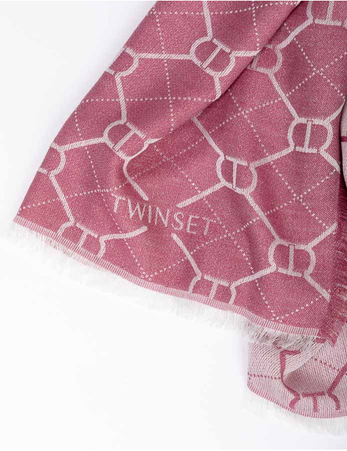Twinset sjaals bordeaux
